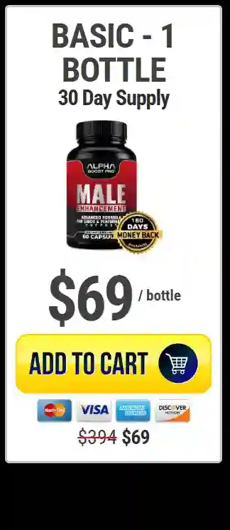 Alpha Boost Pro price 1 bottle for $69